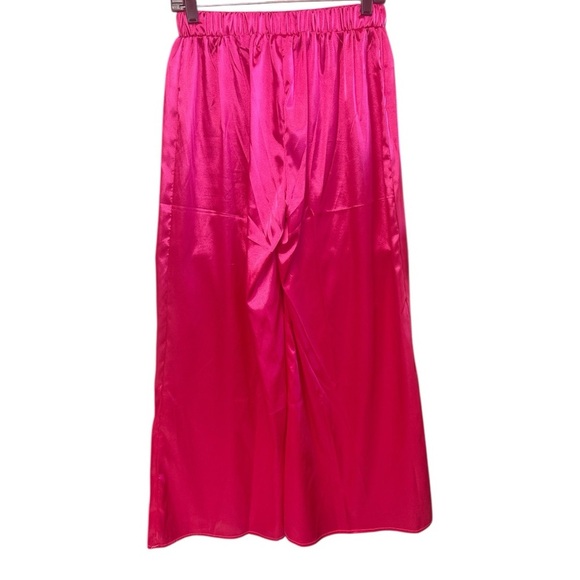 NWT Elegant Pink Wide-Leg Trousers for Versatile Occasions - Picture 5 of 7
